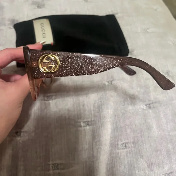 Gucci Glitter Brown Sunglasses